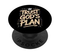 Trust God'S Plan Christian Faith PopSockets PopGrip Adhesivo