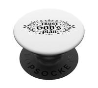 Trust God'S Plan Christian Timing PopSockets PopGrip Adhesivo