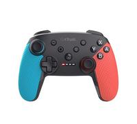 Trust GXT 1246B Muta Mando Nintendo Switch Inalambrico con Bluetooth, Vibración Dual Shock, Sensor de Control, Función Turbo, 15h de Juego, Controller para Nintendo Switch, Lite, OLED, Azul/Rojo