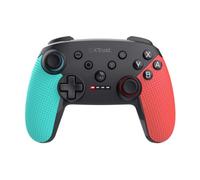 Trust GXT 1246B Muta Mando Nintendo Switch Inalambrico con Bluetooth, Vibración Dual Shock, Sensor de Control, Función Turbo, 15h de Juego, Controller para Nintendo Switch, Lite, OLED, Azul/Rojo