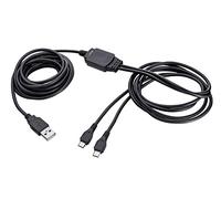 Trust GXT 222 - Cable de Carga y Juego para mandos de PS4, 3,5 Metros, Negro