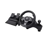 Trust GXT 289 Movi Negro USB Volante + Pedales Nintendo Switch, PlayStation 4, Xbox One S, Xbox One X, Xbox Series S, Xbox Series X