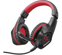 Trust gxt 404r rana auriculares alámbrico diadema juego negro, rojo