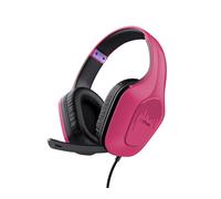 Trust gxt 415p zirox auriculares alámbrico diadema juego rosa