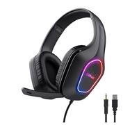 Trust - GXT 416 ZIROX Auriculares Alámbrico Diadema Juego USB tipo A Negro