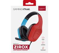 Trust GXT 416S Zirox (Rojo / Azul) - Auriculares para Nintendo Switch