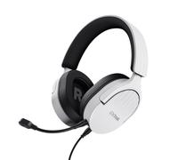 Trust GXT 489W FAYZO Auriculares Alámbrico Diadema Juego Negro, Blanco