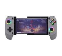 Trust GXT 735G Mylox Mando para Móvil Bluetooth, Iphone/Android / PS5 / Xbox, 12h de Juego, Doble Vibración, Iluminación LED RGB, Gamepad Inalambrico para Movil, Accesorios Gaming, Gris
