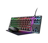 Pack Gaming Trust Gaming GXT 794/ Teclado RGB + Ratón RGB + Alfombrilla