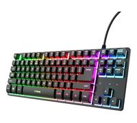 Trust gxt 833 thado tkl teclado juego usb qwerty portugués negro