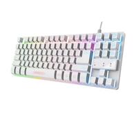Trust GXT 833W THADO Teclado USB QWERTY Inglés de EE.UU. Blanco