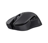 Trust Gaming GXT 923 Ybar Ratón Inalámbrico Gaming Recargable, Baja Latencia 2.4GHz, Batería de 50h, 200-7200 dpi, 69% de Plásticos Reciclados, Ratón RGB para Portátil, PC, Windows - Negro
