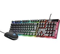 Trust GXT838 Azor USB Tastatur, Maus-Set Beleuchtet alemán, QWERTZ, Windows® Negro