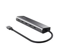 Hub Trust 5 puertos USB-C 5Gbps modelo Halyx con Power Delivery 100W y protección avanzada