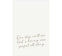 Trust His Timing: A Prayer & Bible Study Journal for Women of Faith: Christian Notebook for Prayer Requests, Sermon Notes & Spiritual Growth | Inspirational Gift for Women & Teens