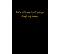 Trust In Allah, And He Will Guide You Through Every Hardship.: Let faith be your compass in every storm.”