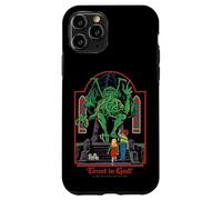 Trust in God Alien Sarcastic Retro Vintage Funny Adult Humor Carcasa para iPhone 11 Pro