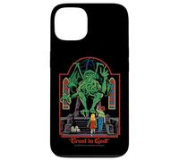 Trust in God Alien Sarcastic Retro Vintage Funny Adult Humor Carcasa para iPhone 13