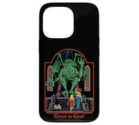 Trust in God Alien Sarcastic Retro Vintage Funny Adult Humor Carcasa para iPhone 13 Pro