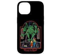Trust in God Alien Sarcastic Retro Vintage Funny Adult Humor Carcasa para iPhone 14