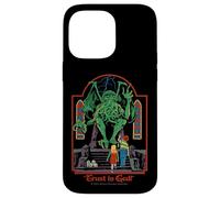 Trust in God Alien Sarcastic Retro Vintage Funny Adult Humor Carcasa para iPhone 14 Pro Max