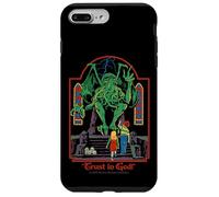 Trust in God Alien Sarcastic Retro Vintage Funny Adult Humor Carcasa para iPhone 7 Plus/8 Plus
