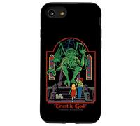 Trust in God Alien Sarcastic Retro Vintage Funny Adult Humor Carcasa para iPhone SE (2020) / 7 / 8