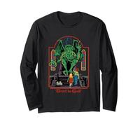Trust in God Alien Sarcastic Retro Vintage Funny Adult Humor Manga Larga