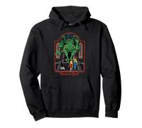 Trust in God Alien Sarcastic Retro Vintage Funny Adult Humor Sudadera con Capucha