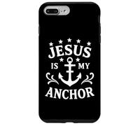 Trust in Jesus Anchor Christian Message Jesus is God Carcasa para iPhone 7 Plus/8 Plus
