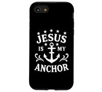 Trust in Jesus Anchor Christian Message Jesus is God Carcasa para iPhone SE (2020) / 7 / 8