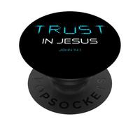 Trust in Jesus - Christian Faith Inspirational Reminder PopSockets PopGrip Adhesivo