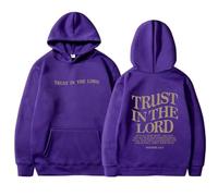 Trust In The Lord Essential - Sudaderas con capucha para mujer, manga larga con capucha, ropa de otoño para mujer, trajes estéticos, cómodos, suaves, finos, holgados, frescos y lindos, Pp2., 3XL
