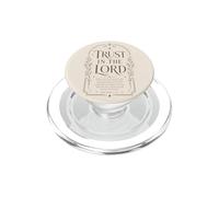 Trust In The Lord Proverbios Fe Cristiana Versículo de la Biblia PopSockets PopGrip para MagSafe