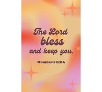 Trust in the Lord with All Your Heart: Christian Notebook with Orange Gradient Retro Groovy Font | Proverbs 3:5 Scripture Journal