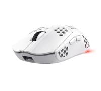 Ratón gaming inalámbrico trust gaming gxt 929 helox/ batería recargable/ hasta 4800 dpi/ blanco