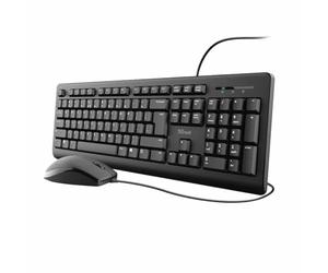 Trust International 23974 Teclado, Negro, USB, QWERTY, Inglés