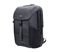 Trust Jersey Mochila Ordenador Portátil 17 Pulgadas, Resistente al Agua, Mochila Viaje 25 Litros, Backpack de Plástico Reciclado para los Estudios Viajes Trabajo, Hombre, Mujer, Negro