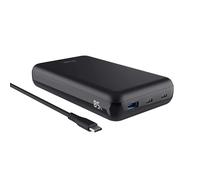 Trust Laro Power Bank 20000mAh 100W para Portátil 2X USB-C 1x USB-A, Batería Externa Carga Rapida, Cargador Portátil Powerbank iPhone Macbook iPad Steam Deck Xiaomi DELL ASUS Lenovo HP