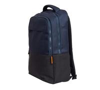 Trust Lisboa Mochila Portatil Hombre 16 Pulgadas, Mochila Viaje 23 Litros con Correa para Carrito, Backpack de Plástico Reciclado, Mujer Ordenador Universidad Negocio Trabajo - Azul