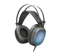 Trust Lumen - Auriculares para PC con iluminación, Color Negro