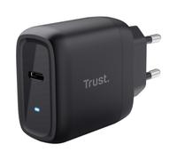 Trust Maxo Cargador GaN USB-C 45 W con cable USB-C 2 m Negro