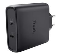 Trust Maxo Cargador GaN USB-C de 2 puertos de 100 W - Blanco
