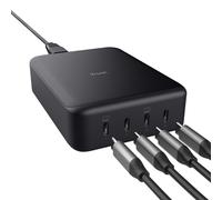 Trust maxo cargador usb c 240w carga rapida, 4 puertos usb-c, estació