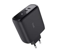 Trust Maxo Cargador USB C 65W Carga Rapida, 2 Puertos USB-C, Nero
