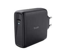 Trust Maxo Cargador USB-C de 100W, 75% de Material Reciclado, Cargador Rápido con Cable USB-C de 2m, Adaptador de Corriente para iPhone, iPad, Samsung Galaxy, Steam Deck, Smartphones, Tablets
