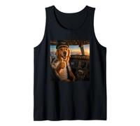 Trust Me Golden Retriever Piloto Camiseta sin Mangas