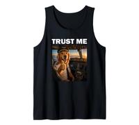 Trust Me Golden Retriever Piloto Camiseta sin Mangas