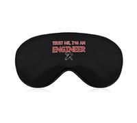 Trust Me I Am A Nuclear Engineer Sleep Mask Night Cover Eye para Mujeres Hombres BlockLight para avión Travel Nap Correa ajustable