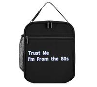 Trust Me I Am from The 80s - Lonchera portátil con aislamiento y asa desmontable para viajes, trabajo, picnic
